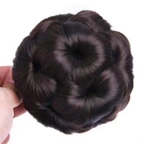 Búi tóc giả thời trang Trung Niên-Búi hoa không đính đá CAO CẤP Qiqishop