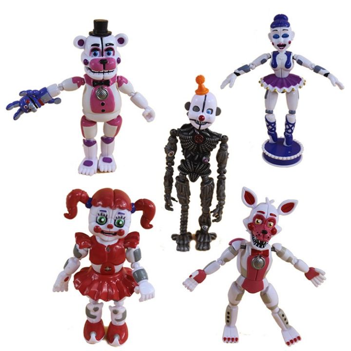 Lot de 5 Figurines FNAF – Five Nights at Freddy's Action Figures