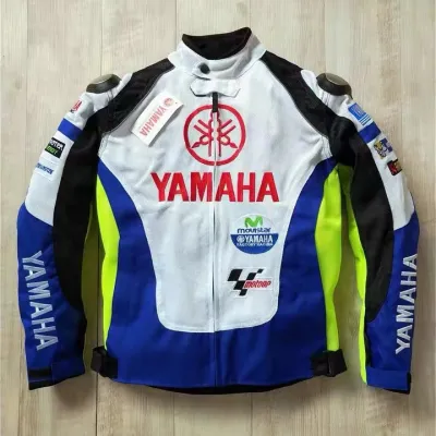 ≮723≯ Original Yamaha racing suit titanium alloy fall proof coat YAMAHA motorcycle riding jacket motorcycle fall proof coat