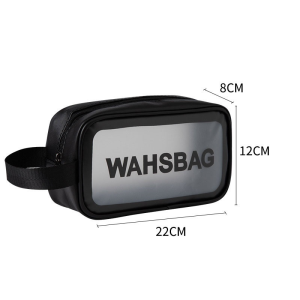 EchoBliss กระเป๋าใส่เครื่องแป้งใสความจุขนาดใหญ่สไตล์เกาหลีกระเป๋าเดินทางกระเป๋าแต่งหน้ากันน้ำ Pvcกระเป๋าเก็บมือถือแบบพกพา