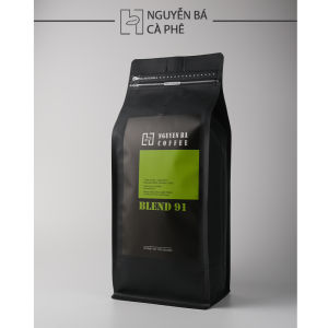 Cà Phê Nguyên Chất Blend Robusta - Arabica rang mộc 100% đắng nhẹ hậu ngọt thơm Cafe PHA PHIN Blend 91 - Nguyễn Bá Coffee