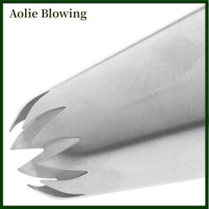 Aolie #C10 Large Size Piping Nozzle Cake Cream Decor Icing Tips 10 Teeth Close Star