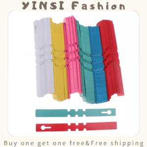 YINSI 100pcs Waterproof Plant Markers Plastic Plant Hanging Tags Gardening Plant Marker Label Tools Garden Pots Planters Supply