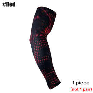 1 PCS Outdoor Sports Arm Support Working UV Protection Arm Sleeve Anti-Slip Elbow Cover Compression Ice Silk Cooling Athletic Sleeves