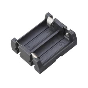 ที่ใส่ LIR123A 16340แบบ2ช่องกล่องเก็บของ3V สำหรับติดตั้งใน PCB บัดกรีอุปกรณ์อิเล็กทรอนิกส์และของเล่น