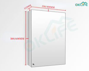 [OKLIFE. SG]Bathroom mirror cabinets SUS 304 Stainless Steel Bathroom Mirror Cabinet With Door