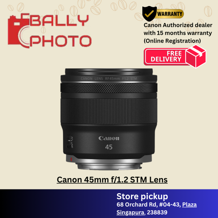 Canon RF 45mm f/1.2 STM Lens I Canon SG Warranty | Lazada Singapore