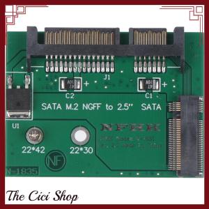 [The Cici Shop] M.2 NGFF ssd solid state hard disk to half high 2.5 inch sata3 adapter card