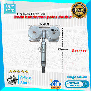 RODA HENDERSON ATAS DOUBLE PINTU GARASI / RODA HANDERSON HASKEY REL ATAS GEBYOK DOBEL RODA
