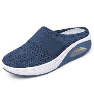Comfortable womens shoes with air cushion and thick bottom