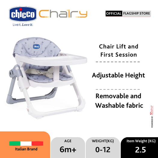 Kursi Makan Chairy Bunny Booster Seat Chicco Chairy Booster Seat