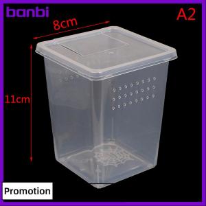 banbi Plastic Insect Spider Habitat Feeding Box Case Container Tank Transport Case Toy