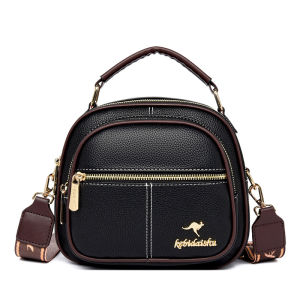 กระเป๋าถือสตรีหนังแท้ความจุขนาดใหญ่กระเป๋าสะพายไหล่