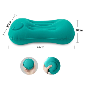 Press-Type Inflatable Air Pillow for Travel Camping and Beach