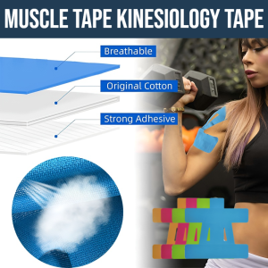 Muscle Tape Kinesiology Tape Athletic Tape Sport Recovery Tape Fitness Tennis Running Football Knee Muscle Protector Tape
