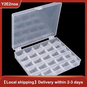 【Y2E2noa】 25 36 Spools Bobbins Sewing Machine Empty Bobbin Case Organizer Storage Box