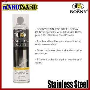 BOSNY B120 100% Stainless Steel Spray Paint(225g / 225ml)