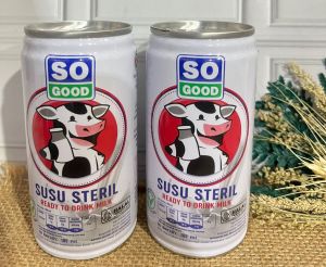 So Good Susu Sapi Steril Kaleng 1 Karton Isi 30 Kaleng 189 ml