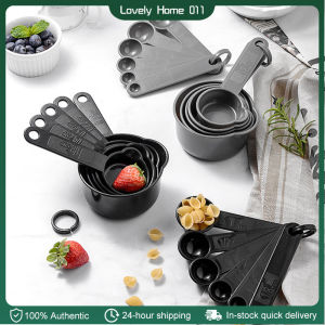 11pcs Measuring Spoon and Measuring Cup Set Colorful Measuring Spoon Baking Tools