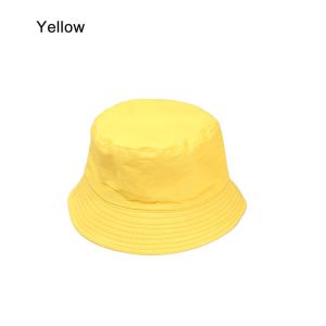 OUTOPEAN Fashion Cotton Outdoor Sunscreen Bucket Hat Candy Color Fisherman Cap Sun Caps