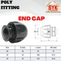 SYK Poly Fitting Poly Pipe Connector HDPE Poly Fitting Smart Coupler Elbow Tee End Cap Sambungan Paip Air. 