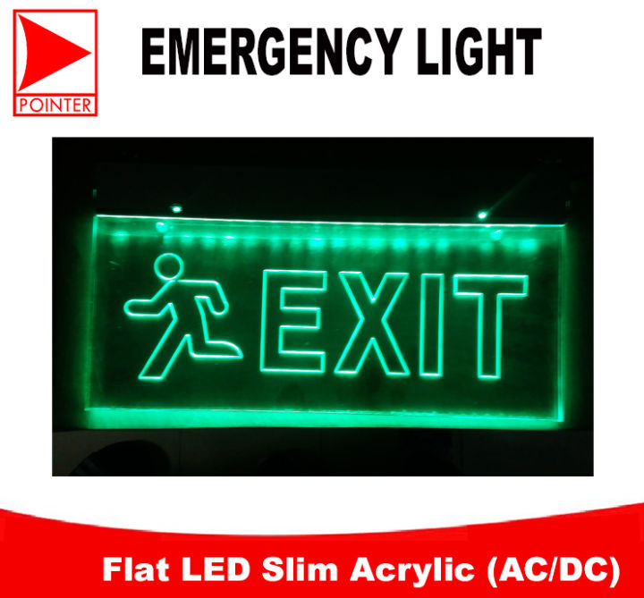 Emergency Exit Light AC/DC | Lazada PH