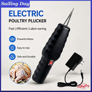 Electric Feather Plucker Quick Chicken Hair Removal Machine Handheld Automatic Duck Goose Feather Plucker Animal Hair Catcher