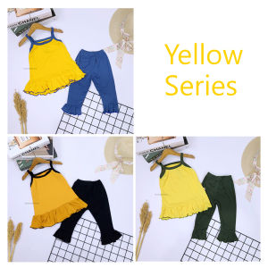 Setelan Lavierre Bayi uk 3-12 Bulan / Anak Perempuan Set Baju Tangtop Baby 0-6 6-12 Month Stelan Cutbray Tank top