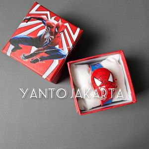 SET KADO - Jam tangan spiderman anak laki laki