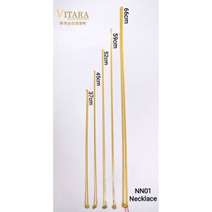Emas 916 Rantai Leher Mesin Padu/ Gold 916 Necklace NN01