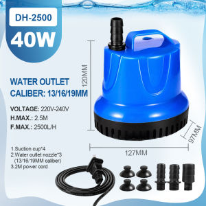 60HZ Submersible Aquarium Water Pump Cycle Filter Fish Tank Powerhead Fountain Pond Hydroponic