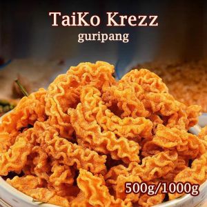 COD Taiko Krezz 500g/1000g camilan/makanan kembung/ puffed citarasa baik renyah dan lezat makanan puffed daribahan baku berkualitas renyah dan tidakterlupakan