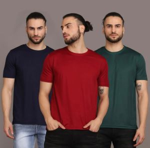 🔥PROMOSI HEBAT🔥PACK OF 3 PIECES 100% PREMIUM COTTON REGULAR FIT PLAIN ROUND NECK T-SHIRT