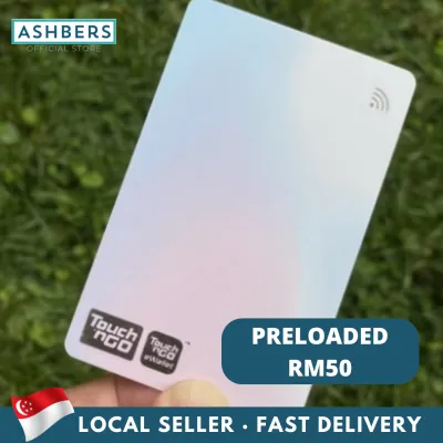 Enhanced Touch N Go Card With NFC Technology Activated TNG with preloaded value ready to use Touch and Go