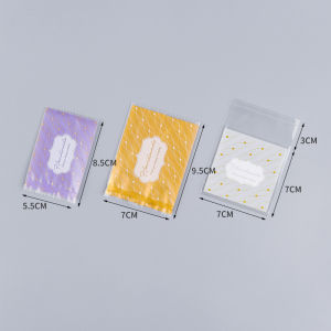 100 cookies and candy food packaging plastic bags snowflake pastry cookies self-adhesive packaging bags