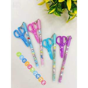 Bolpen Fancy Gantung Gunting/ Stampel