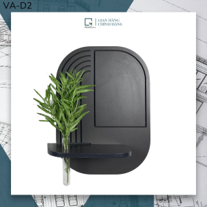 Kệ gỗ decor treo tường trang trí bàn học phòng khách phòng ngủ nhà bếp để sách không cần khoan Molago VA