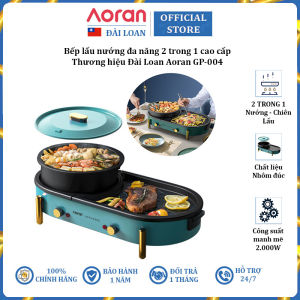 Bếp lẩu nướng đa năng 2 trong 1 cao cấp Aoran GP-004 - Công suất 2000W - HÀNG NHẬP KHẨU BẢO HÀNH 12 THÁNG