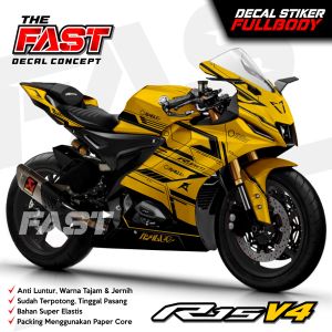 Decal R15 V4 Fullbody Gundam Sticker Striping Fullbody Racing TERBARU Decal Yamaha R15 V4 Sticker Decal R15 V4 Sticker R15  striping R15 V4 racing Gundam