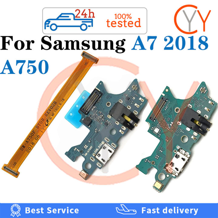 with IC For Samsung Galaxy A7 2018 A750 A750F Charging Port Dock Board  Charger Connector Main Motherboard Flex Ribbon Lazada PH