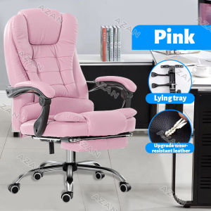 Ergonomic Boss Chair with Massage & Footrest Non-Foldable Steel Slide Rail Explosion Proof Air Pressure Rod Five Star Iron Feet USB Port Gaming Office Chair