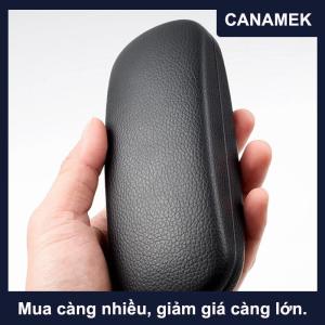 【CANAMEK】 Kính cứng trường hợp đối với nam giới Phụ nữ PU Leather kính trường hợp kính trường hợp bìa cứng kính hộp chủ Eyewear lưu trữ