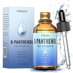D-Panthenol Liquid (1oz 30g) Concentrate Pro-vitamin B5 Raw Active Ingredient for Skin Hydration Cosmetic Grade Dexpanthenol for DIY Face Hair Nails and Skincare Serum Moisture Cream