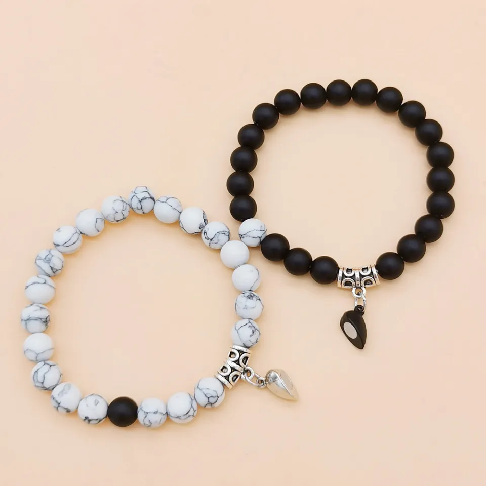 Esther Couples bracelet lucky charm 2023 Magnet bracelet for