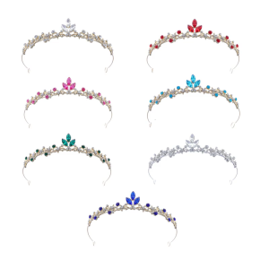 Luxurious Rhinestones Headdress For Girls Comfortable Wear Artistic Craftsmanship Headpiece For Multiple Event
