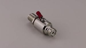 UHF Lightning Arrestor PL-259 Lightning Surge Protector PL259 Socket (UHF Female) to SO239 Socket (UHF Female) Bulkhead for CB Radio HAM Radio Gear 2-Way Base Stations