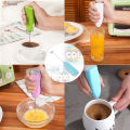 MR Mini Mixer Hand Mixer Portable Pengocok Telur Pengaduk Telor Pengocok Minuman Kopi Susu Elektrik Hand KItchen Pengaduk Kopi Electrik Milk Frother Mixer Kopi Mixer Coffee  - 1 PCS Warna Acak. 