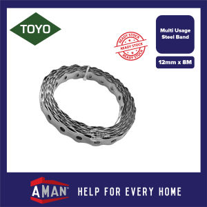 Multi Purpose Steel Band Bend Besi Stainless Steel Band 8 Meter 12MM 17MM 25MM