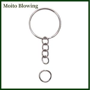 Moito 100 chiếc 50 chiếc móc khóa có dây xích và 50 chiếc móc khóa mở tự làm