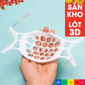 Khung Silicon 3D Lót Bên Trong Khẩu Trang Thoáng Khí Tiện Dụng